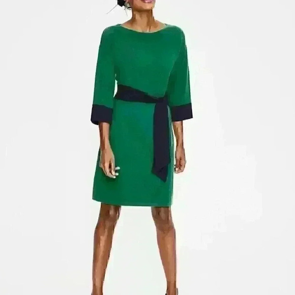 BODEN  Esmeralda Knitted Dress Sz us 8 DC2 - Picture 1 of 6
